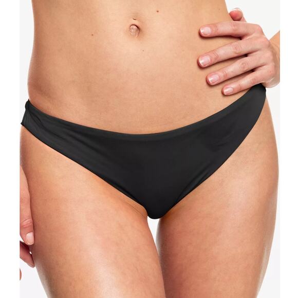 ROXY Juniors' Beach Classics Cheeky Bikini Bottom Black L - Picture 1 of 5